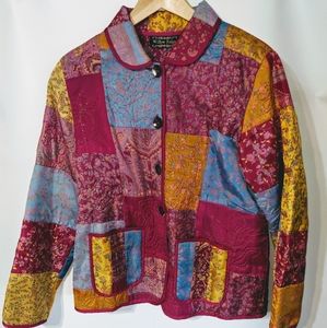 Vintage Willow Ridge Multi Colored Jacket Size M
